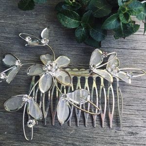 Silver mesh hair clip 🙌🏻